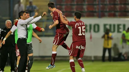 Rapid București - FCM Târgu Mureș 1-1. Anton Heleșteanu a fost lovit cu pumnul în ceafă de preparatorul fizic al FC Rapid în timpul partidei