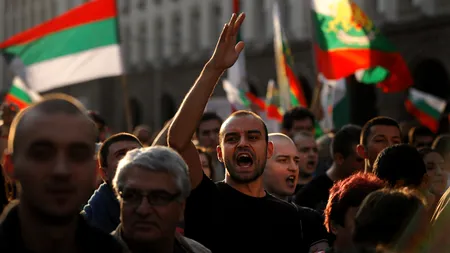 Manifestanții își exprimă nemulțumirea la Sofia, la 24 de ani de la îndepărtarea comunismului