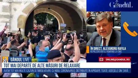 GÂNDUL LIVE. Alexandru Rafila: „În lipsa cooperării cetățenilor, măsurile anti-Covid au un efect limitat”