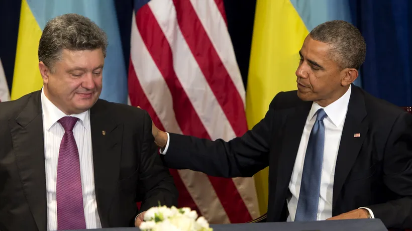 Petro Poroșenko, în vizită la Casa Albă. Ce i-a transmis Obama președintelui ucrainean