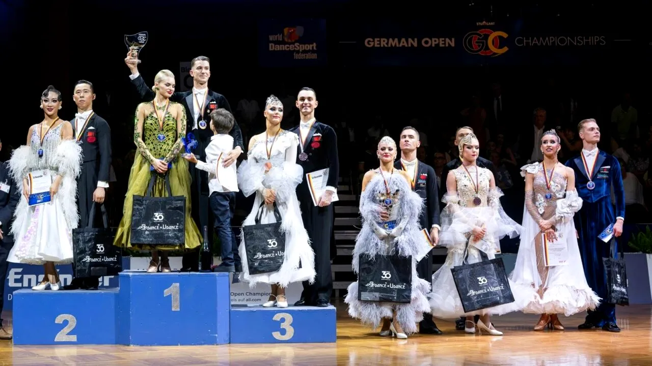 Andreea Matei și Rareș Cojoc, din nou campioni mondiali la dans. Cei doi români au câștigat aurul la prestigioasa competiție German Open Championships