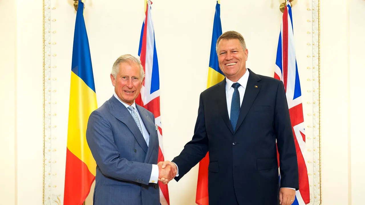 Iohannis îl primește la Cotroceni pe prințul Charles