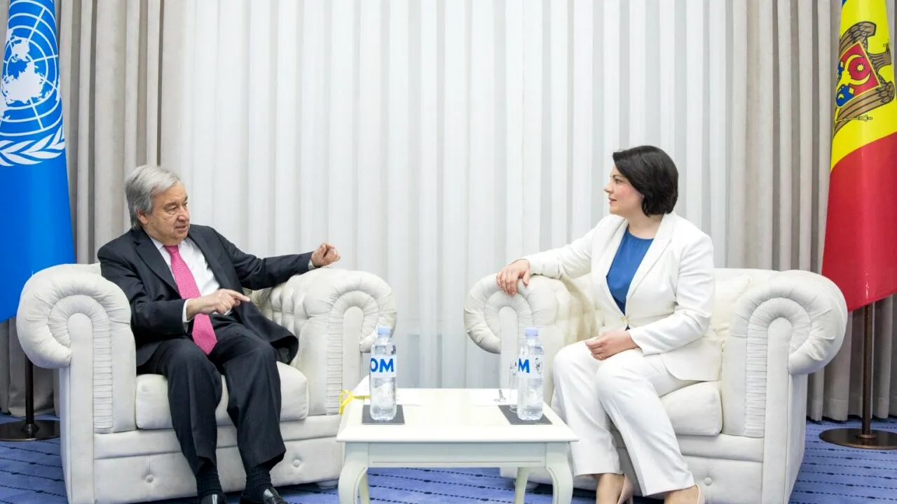 Șeful ONU: Republica Moldova este cel mai fragil vecin al Ucrainei și a primit cel mai mare număr de refugiați raportat la populație