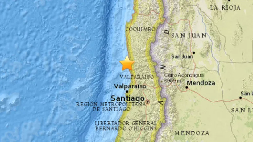 Două noi cutremure în Chile: cel mai mare dintre ele, 6,5 grade pe scara Richter 