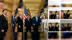 Administraţia Prezidenţială, după ce s-a sugerat că Nicuşor Dan s-a fotografiat cu macheta lui Donald Trump. Cum se explică cadrul aproape identic
