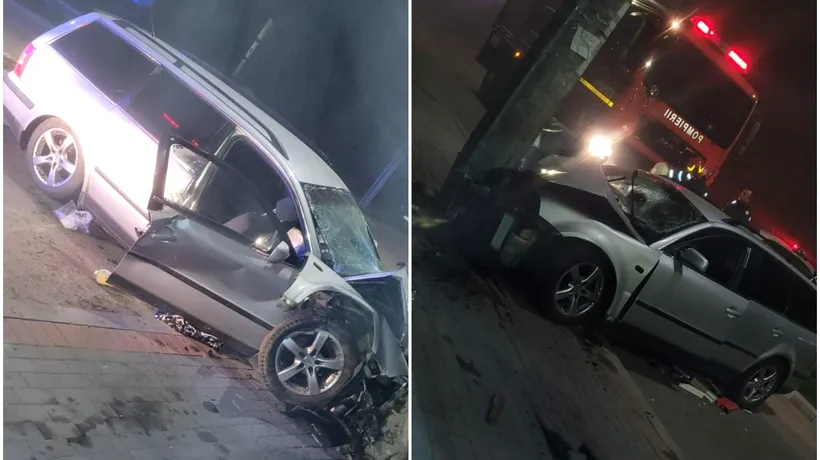 Grav accident pe străzile din Dej! Cinci tineri au ajuns la spital