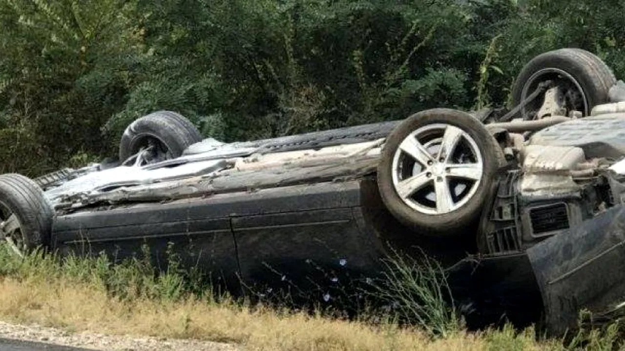 VIDEO cu accidentul lui IGOR DODON, președintele Republicii Moldova. În mașină se afla și FIUL SĂU
