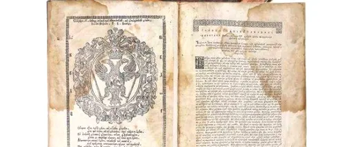 „Biblia de la Bucureşti”, prima traducere în limba română a textelor biblice, vândută la licitație cu 36.250 de euro