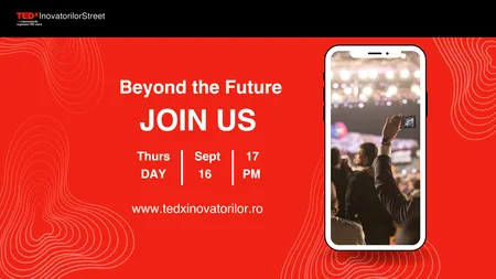 Vizionari în domeniul inovației medicale vin la Beyond the Future, primul eveniment marca TEDxInovatorilorStreet, să vorbească despre ideile lor