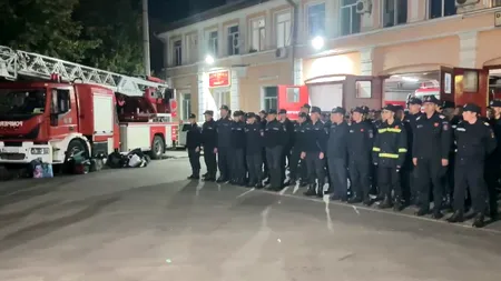 ISUBIF: Alți 100 de pompieri din Capitală, trimiși în județul Galați, pentru a ajuta comunitățile grav afectate de INUNDAȚII