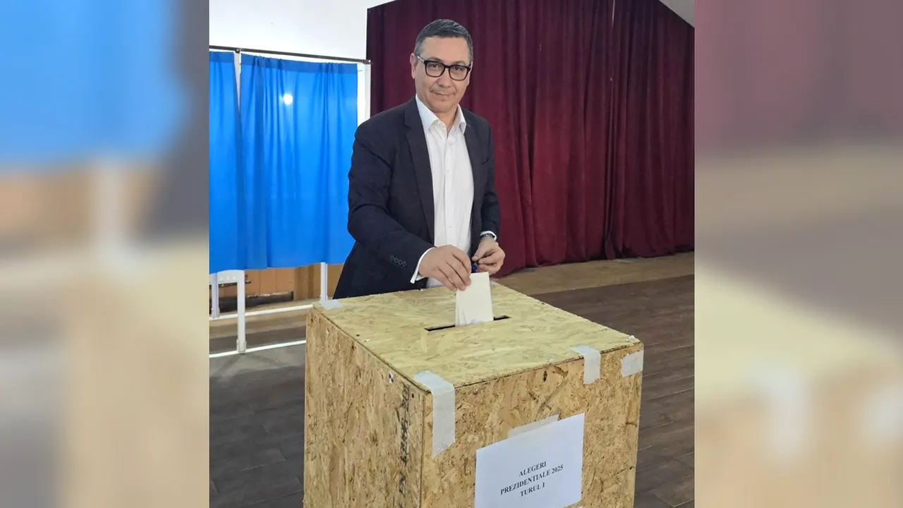Victor Ponta a votat „spontan” la Corbi, în loc de București. „Aici am anunțat că voi candida pe data de 2 martie”