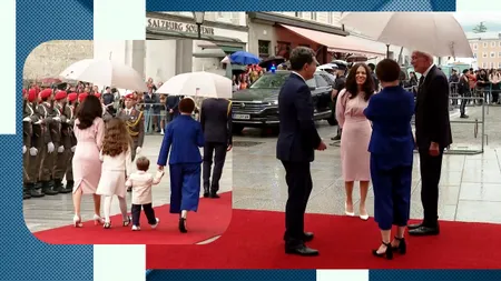 Deplasare externă atipică pentru Administrația Prezidențială! Nicușor Dan a plecat într-o VIZITĂ de stat cu Mirabela și cei doi copii!