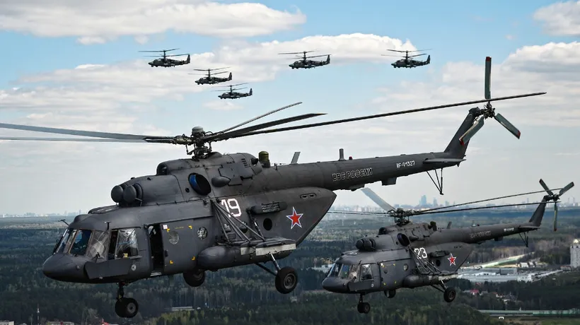 Rusia pregătește o demonstrație de forță, în plin conflict cu SUA, cu zeci de avioane, elicoptere și sisteme de rachete S-400