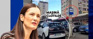 EXCLUSIV FOTO | Clotilde Armand parchează NEREGULAMENTAR, dar cere Poliției Locale să mărească amenzile pentru șoferii care nu respectă legea