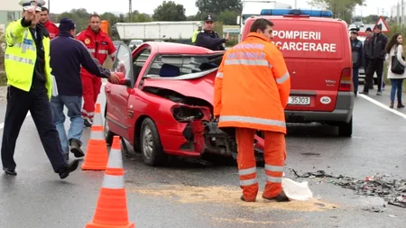 O persoană a murit, alte cinci, între care trei copii, au fost rănite într-un accident în Harghita