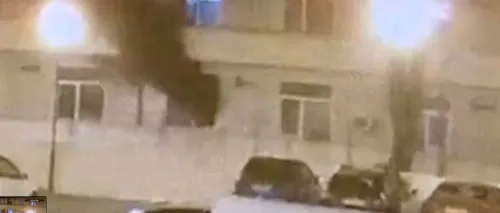VIDEO. Momentul în care a izbucnit incendiul de la Institutul ”Matei Balș”, surprins de o cameră de supraveghere