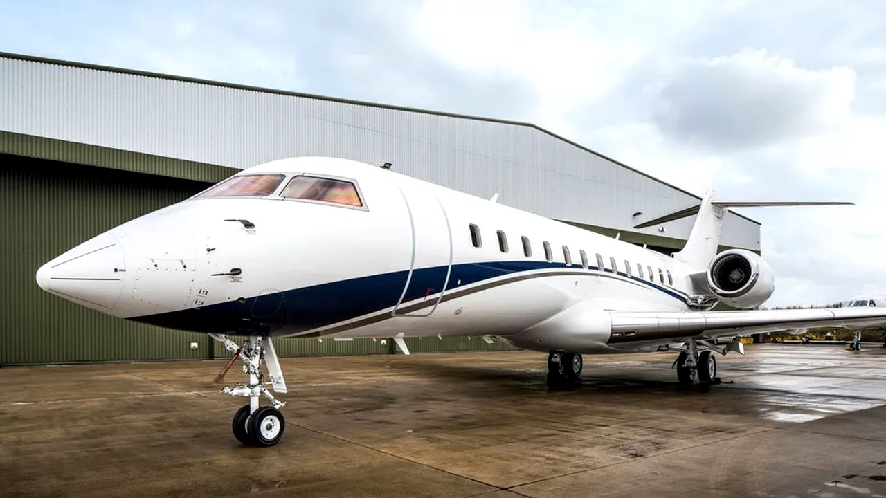 Cine era, de fapt, în avionul misterios Bombardier Global Express, care a aterizat la București venind din SUA, despre care a scris toată presa
