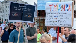 Un nou mini-miting pentru Fritz la Timișoara. Șeful USR le mulțumește participanților și denunță „mafia sistemului”