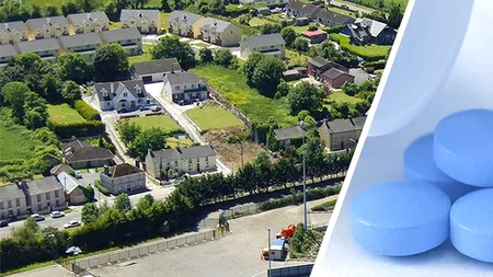 Într-un oraș în care se produce Viagra, locuitorii reclamă faptul că bărbații și câinii au, mai mereu, 