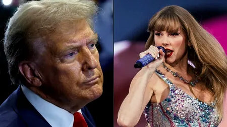 Donald Trump, postare ȘOCANTĂ despre Taylor Swift, susținătoare a Kamalei Harris