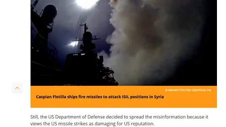 Fost ofițer de informații american: Desfășurarea de forțe a Rusiei împotriva ISIS afectează prestigiul SUA