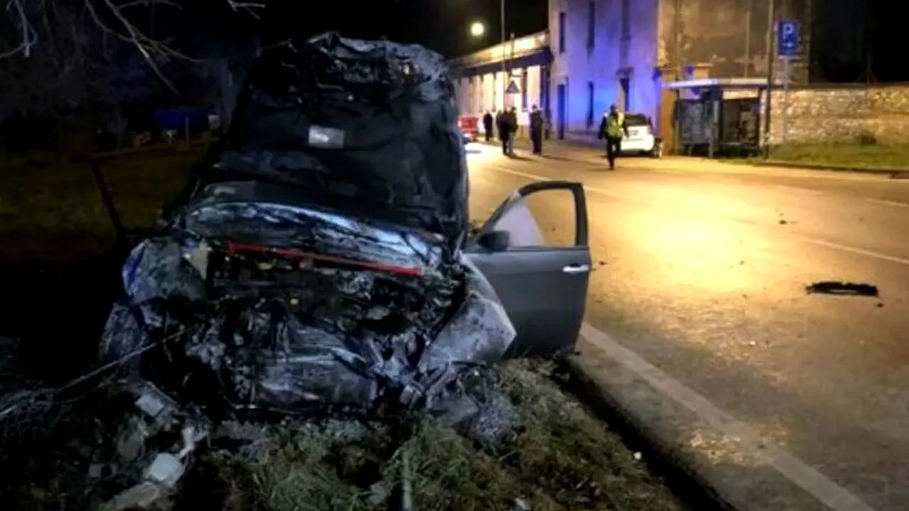 VIDEO. Tatăl unei fetițe de șase ani a murit pe loc, în urma unui accident provocat de un șofer român care s-a urcat la volan beat și drogat, în Italia
