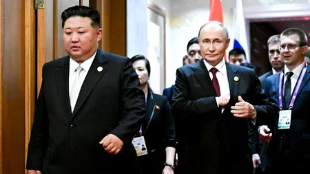 Kim Jong-Un l-a felicitat pe VLADIMIR PUTIN cu ocazia zilei sale de naștere/ Coreea de Nord va consolida cooperarea cu Rusia