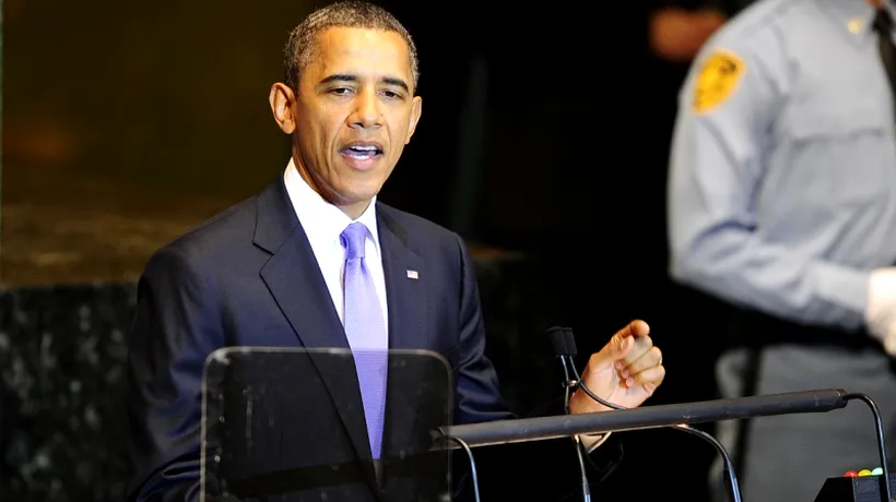 Barack Obama va lua cuvântul în prima zi a Adunării Generale a ONU