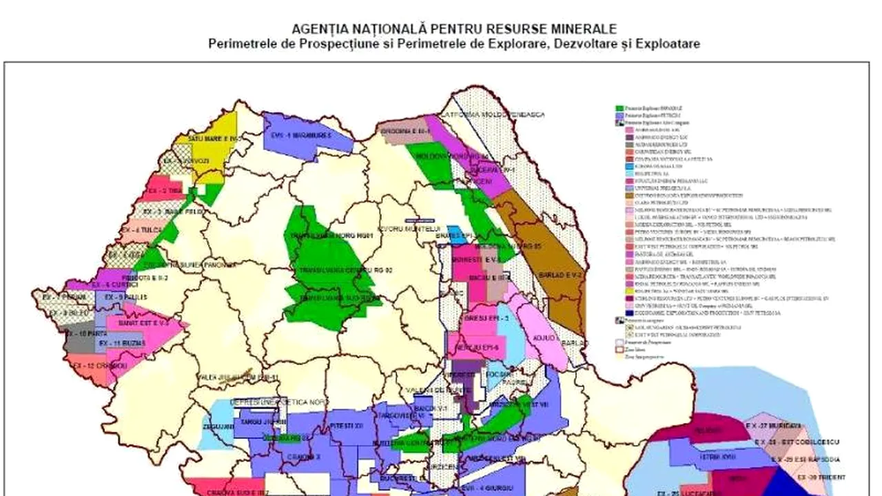 ANRM va concesiona 36 de perimetre petroliere 