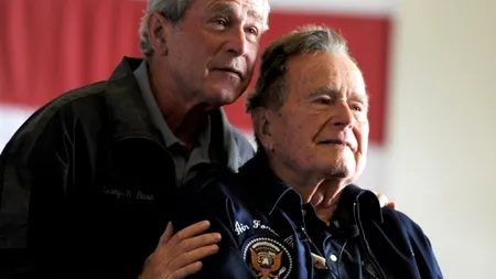 Confuzie la Kremlin. De ziua lui Bush-tatăl, rușii l-au sărbătorit pe Bush-fiul