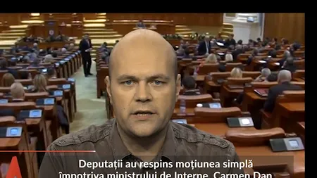 Moțiunea  „Bastoanele PSD peste obrazul democrației românești