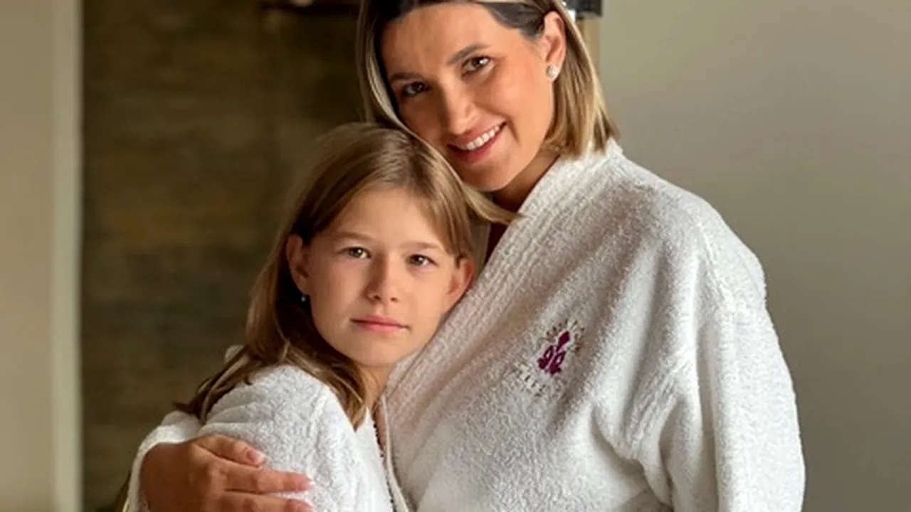 Început de an școlar la SPA pentru Ela Crăciun și fiica sa, Alesia