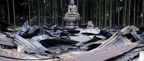 Internetul stârnește din nou furia musulmanilor. Zeci de răniți și temple budiste distruse, din cauza unei fotografii postate pe Facebook. GALERIE FOTO