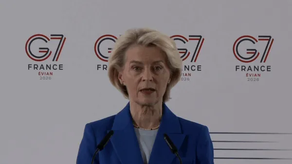 Summit-ul G7 a început: Ursula von der Leyen face primele declarații de la Evian: „Nu poate exista pace cât timp Libanul rămâne în flăcări“