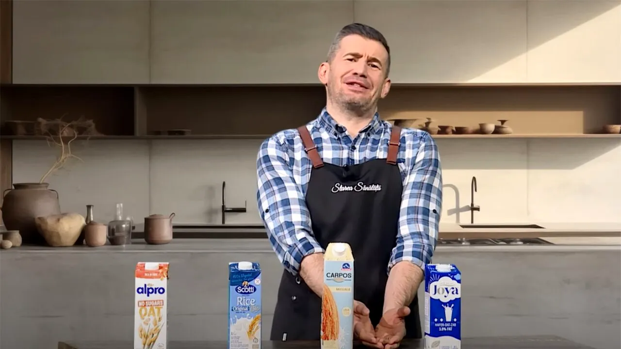 Ireal din ce este făcut laptele vegetal din comerț, de fapt. Dragoș Pătraru: 