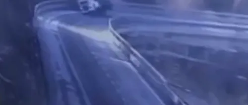 Un român a SUPRAVIEȚUIT după ce a căzut cu TIR-ul de pe un viaduct din Italia | VIDEO