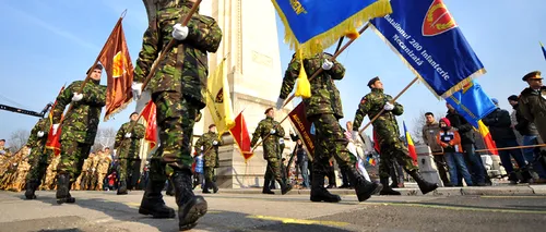 Ziua Armatei României, marcată cu ceremonii la Mormântul Ostașului Necunoscut din Capitală
