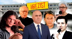 În paralel cu ședința PSD, tabăra #rezist  se mobilizează. Câțiva oameni au ajuns în Piața Victoriei