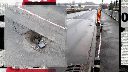 VIDEO | Parapetul de la „Ciurel” prins în câteva puncte de sudură după impactul mortal de acum două săptămâni a „zburat” din nou la primul accident