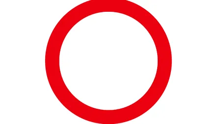 Nu mulți șoferi români știu ce înseamnă acest indicator rutier. Unde poate fi întâlnit semnul de circulație cu un cerc roșu și o bulină albă