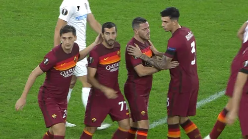 CFR Cluj a pierdut cu 5-0 meciul cu AS Roma din Europa League! Italienii au înscris încă din primul minut