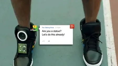 Google lansează un gadget revoluționar: încălțămintea conectată la internet. VIDEO