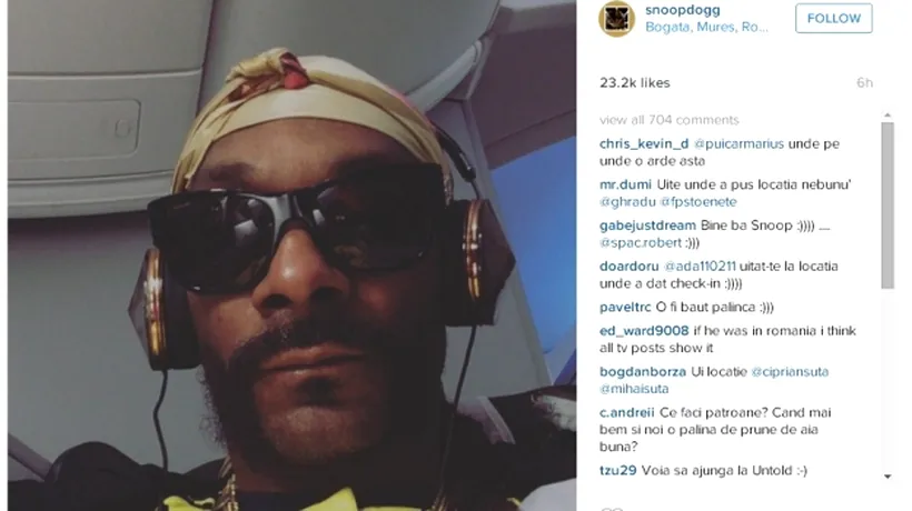 Puterea Internetului: După ce gafa lui a devenit virală, Snoop Dogg a anunțat că vine în Bogata, Mureș