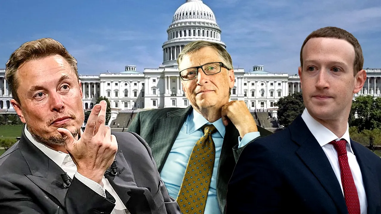 Elon Musk, Bill Gates și Mark Zuckerberg dau sfaturi Congresului american despre Inteligența Artificială. Musk trimite inimioare jurnaliștilor