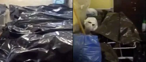 Imagini de groază dintr-o morgă Covid din Rusia: „Efectiv călcăm pe cadavre! Sunt peste tot” | VIDEO