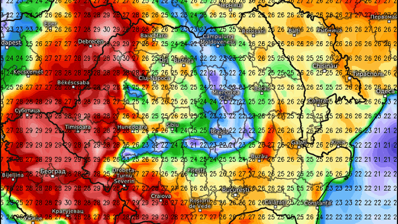 Vremea la mare în weekendul 25 – 27 iunie. Caniculă, disconfort termic și furtuni