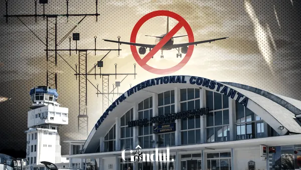 Aeroportul Mihail Kogălniceanu suspendă traficul aerian civil pentru 32 de ore. Ce se întâmplă cu zborurile speciale