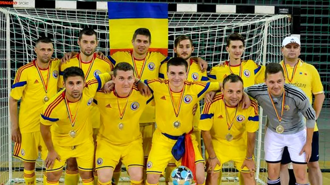 Echipa României a câștigat Campionatul European de futsal pentru diabetici