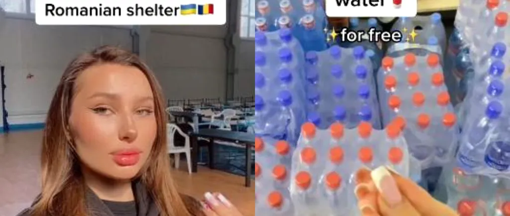 O tânără din Ucraina, refugiată într-o sală de sport din Galați, strânge milioane de vizualizări pe TikTok (VIDEO)
