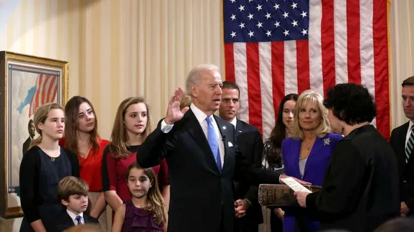 Vicepreședintele american Joe Biden a depus jurământul pentru al doilea mandat
